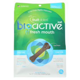 Fruitables - Dog Chews Sml Dntl Bioact - Case Of 8 - 7.3 Oz