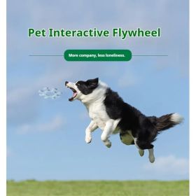 Pet Interactive Flywheel,Dog Frisbee Toy,Fun Interactions Buildstronger Bonds (Option: MacaroonGreen)